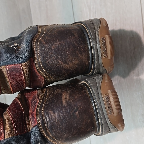 Durango Mens 11"CT WP American Flag Steel Square Toe Star Cowboy Boots Shoes 13W - Picture 7 of 14